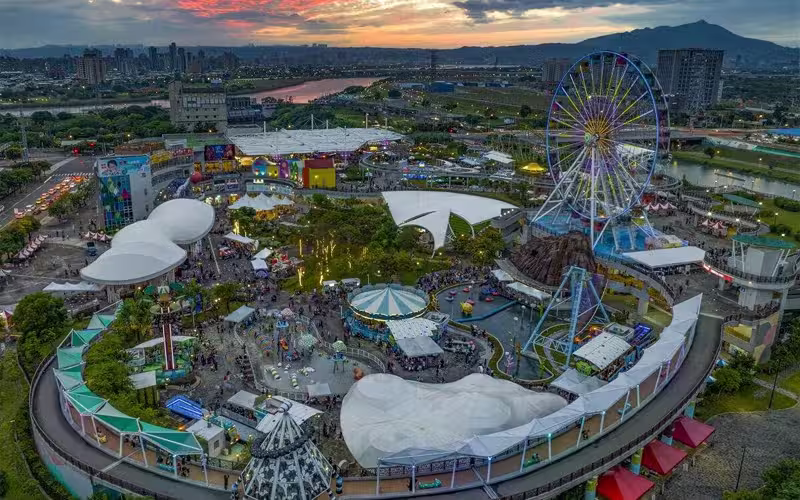 Taipei Children's Amusement Park- het pretpark voor kinderen in Taipei.
